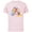 Soft Pink, variant on Disney Princess Squad Winter Holiday Christmas Get-Together - Short Sleeve Cotton T-Shirt for Adults - Customized-Black