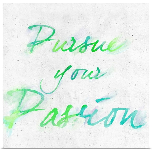 Great BIG Canvas | Rolled SD Graphics Studio Poster Print entitled Pursue your Passion