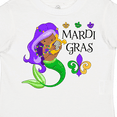 thumbnail image 4 of Inktastic Mardi Gras Mermaid with Harp and Beads Boys or Girls Toddler T-Shirt, 4 of 5