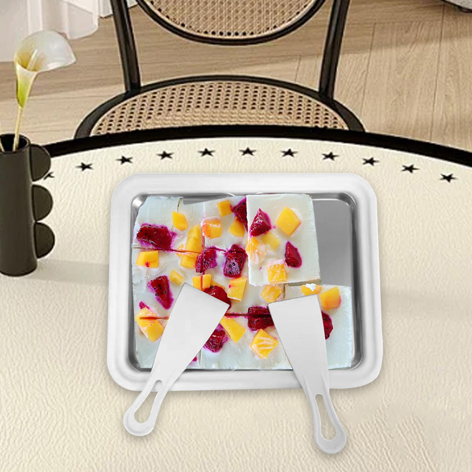 Fancyes Instant Cream Maker Cold Bread Teller Summer Fan Parents Children's Activity Yoghurt Machine Roll Gelato Sherbet Ice Cream Maker white
