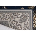 thumbnail image 5 of Allstar 8x10 Traditional Area Rug in Blue with Ivory French Aubusson design (7' 9" x 10' 1"), 5 of 8