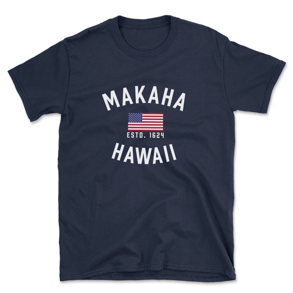 Makaha Hawaii Patriot Men's Cotton T-Shirt