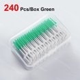 thumbnail image 1 of Cure-dents Interdentaires en Silicone avec Filetage Outil de Nettoyage Buccal, 1 of 6