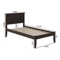 thumbnail image 5 of Nantucket Platform Bed with Open Foot Board, Multiple Sizes, Multiple Colors, 5 of 6