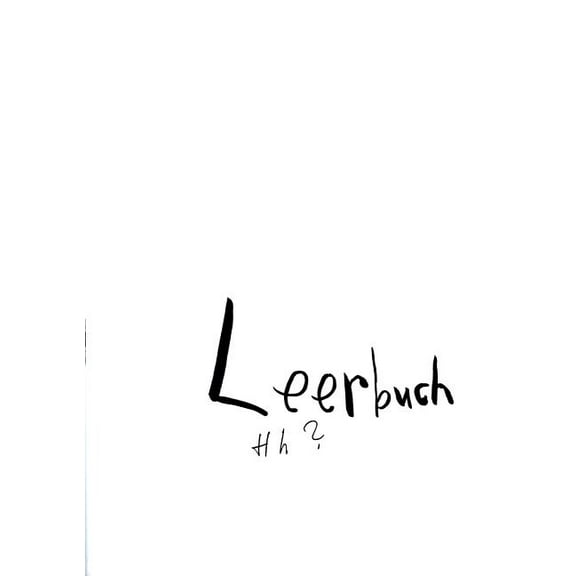 Leerbuch: von Leere und Lehre, (Paperback)