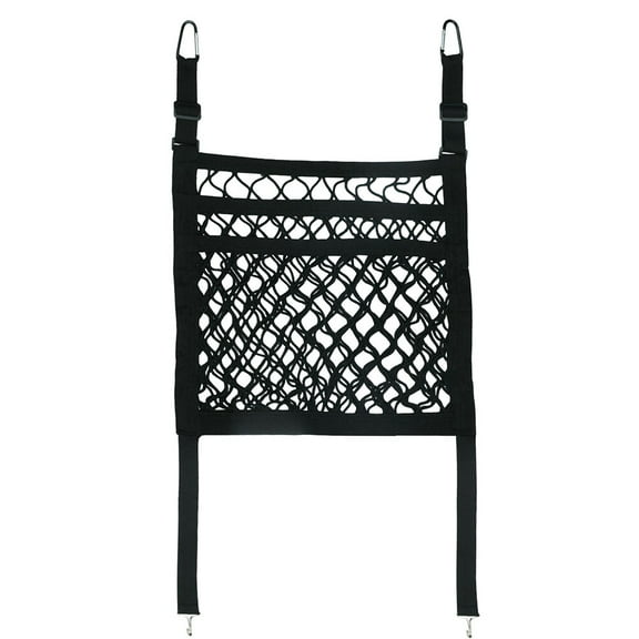 Kudiqi Three-layered Car Seat Storage Net Pocket Car Seat Mesh Organizer Storage Net