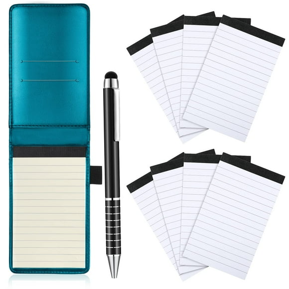 Set Mini Porta Bloc de Notas de Bolsillo Outus con 50 Hojas Rayadas