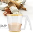 thumbnail image 4 of Hand held Cup Flour Sifter Strainer Powder Mesh Sieve Baking Supplies Tools with Lid, 4 of 4