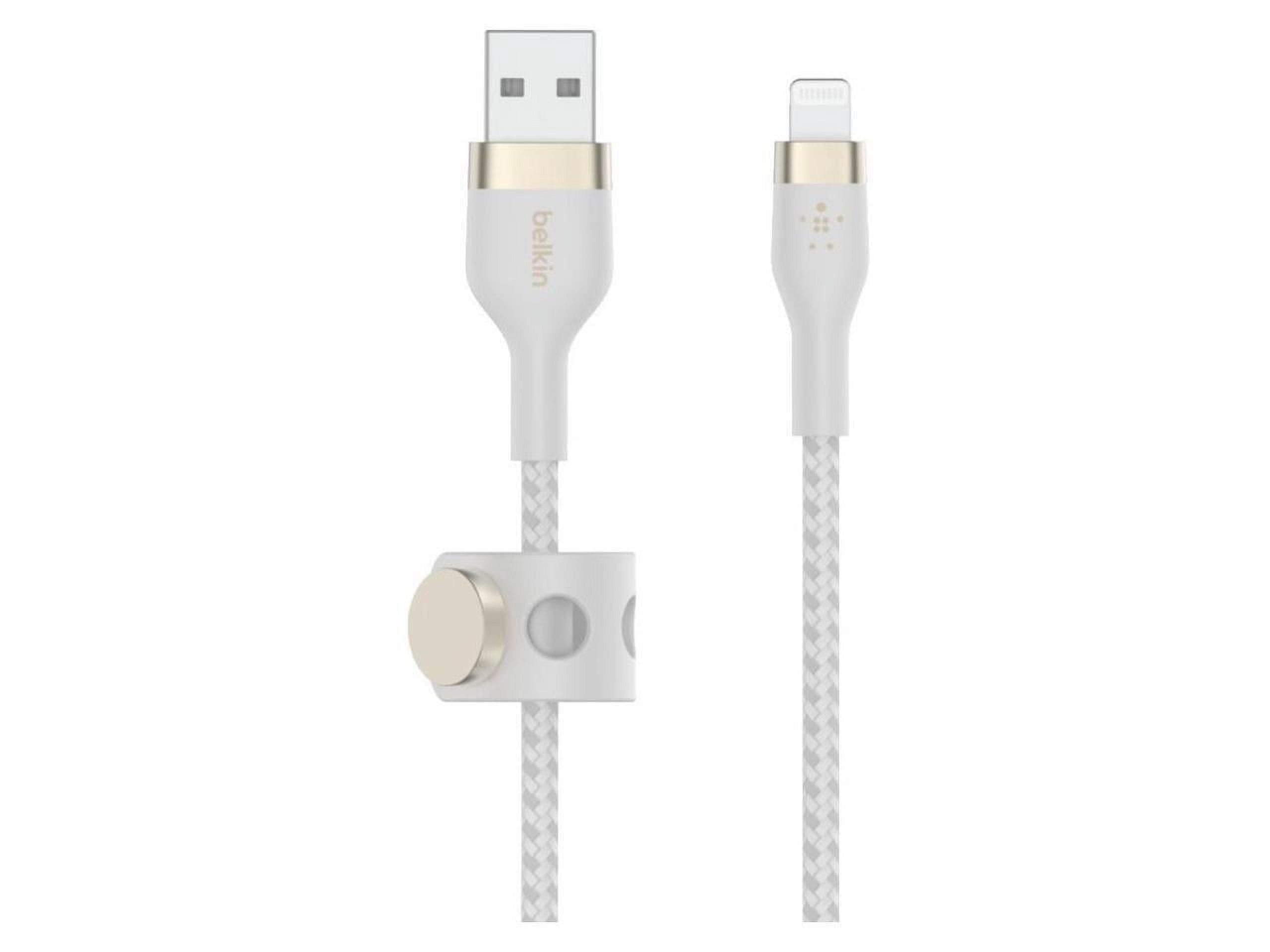 Belkin BoostCharge Pro Flex USB-A to Lightning Cable, 6.6ft photo 1