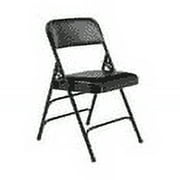 NPS 1300 Series 29.5 Premium Vinyl Folding Chair in Black (Set of 4)