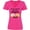 Hot Pink, variant on Inktastic Just Skip to the Part Where There's Donuts Women's V-Neck T-Shirt