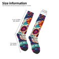 thumbnail image 2 of Logiee Dead Day Party Print Gift Stocking Stuffers,Adult Stockings,Novelty Socks,Funny Socks Birthday Running Walking Sleeping, 2 of 6