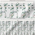 thumbnail image 2 of Soimoi Cotton Cambric Fabric Leaves & Peony Floral Print Fabric by The Yard 56 Inch Wide, 2 of 7