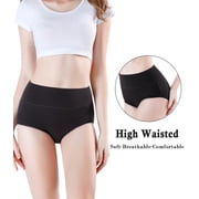wirarpa Women's Brief Underwear High Waist Bamboo Modal Panties 4 Pack Sizes 5-10
