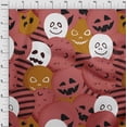 thumbnail image 4 of oneOone Viscose Jersey Pink Fabric Halloween Quilting Supplies Print Sewing Fabric By The Yard 60 Inch Wide, 4 of 4
