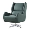 thumbnail image 1 of ACME Eudora II Accent Chair in Green Leather Gel, 1 of 2