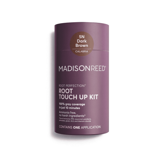 Madison Reed Root Perfection, Root Touch-up Kit, Calabria (5N), Dark Brown, 8-Piece Kit