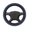 thumbnail image 3 of Elastic Steering Wheel Cover, shiny stars night sky navyblue Stretch Thickening Car Steering Wheel Cover Women Men, Steering Wheel Protector Universal 15 in, 3 of 7
