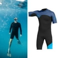 thumbnail image 5 of Mens 2mm Shorty Wetsuit Diving Snorkeling Swimming Suit Jumpsuit Dark XL, 5 of 7