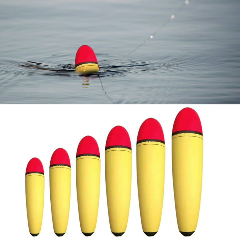5Pcs EVA Slip Bobbers Fishing Floats and Bobbers Spring Oval Slip Floats  for Crappie Catfish Panfish Walleyes Fishing
