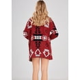 thumbnail image 4 of HAHDAXIA Cardigan en Tricot Jacquard à devant Ouvert pour Femmes à Imprimé Tribal Aztèque, 4 of 6