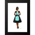 thumbnail image 2 of Amanda Greenwood 17x24 Black Modern Framed Museum Art Print Titled - Teal shopping girl, 2 of 5