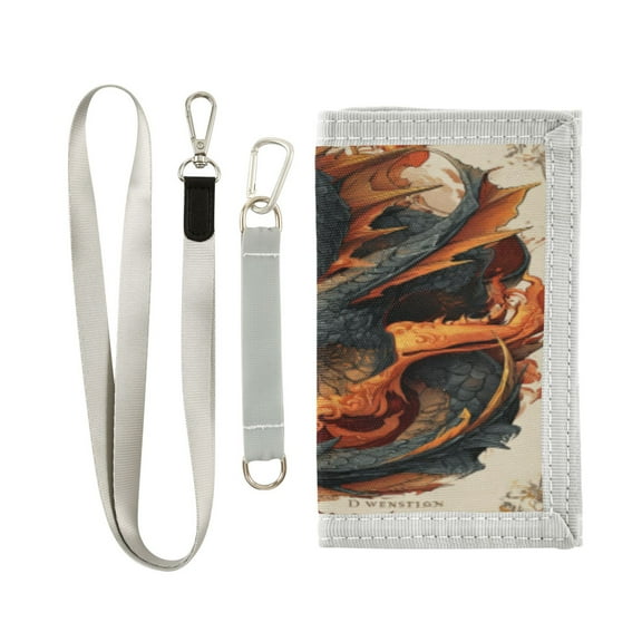 Novelty Wallets Foldable Novelty Wallets Prefect Gifts for Every Scene Fire-breathing Dragon