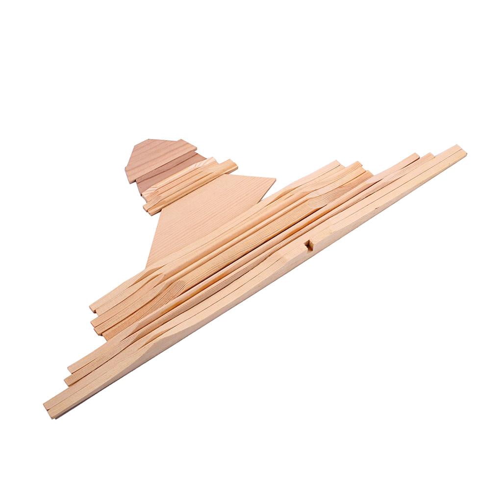 LeeQinersw 17pcs Spruce Brace Wood Kit For 41''Acoustic/Folk Guitar Luthier DIY Part #1