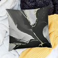 thumbnail image 2 of Black Gold Grey Throw Pillow Covers Texture Modern Decorative Pillow Cases for Couch Sofa Bed Home Decor, 2 of 5