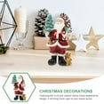 thumbnail image 5 of LEORX Resin Santa Claus Figurine Christmas Decoration for Home Festival Tabletop Decor, 5 of 5