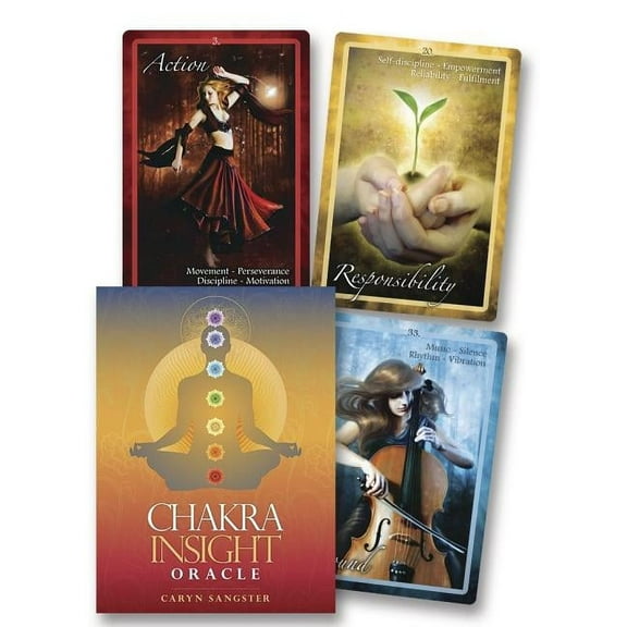Chakra Insight Oracle: A Transformative 49-Card Deck, (Hardcover)
