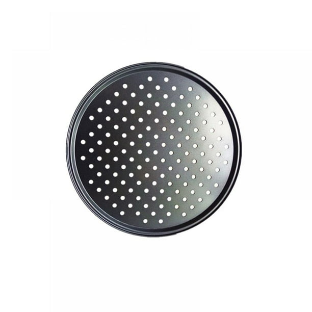 Pizza Pan with Holes(4 Sizes), Sturdy, Rust Free, Pure Aluminum, Easy