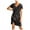 Black - httd, variant on n:philanthropy Womens Leonardo Tie-Dye Shirt Dress, Black, X-Small