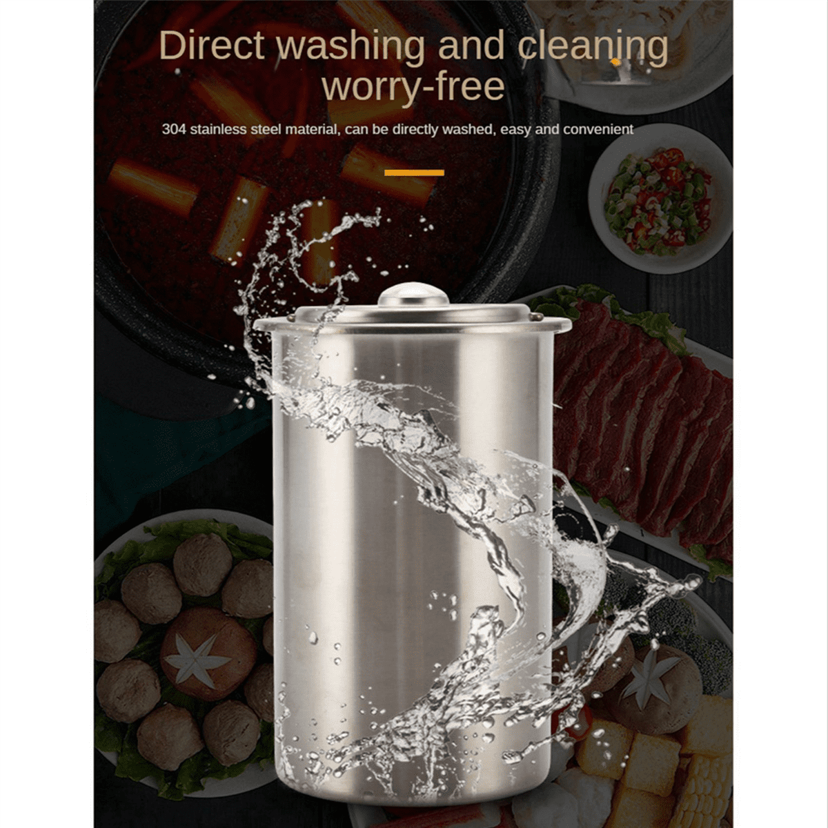 2X  Ham Maker, Round Shape Stainless Steel for Making Healthy Homemade  Meat with Thermometer