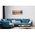 thumbnail image 6 of 3-Piece Blue Beach Canvas Wall Art Set, Sunset Ocean Waves Seascape Prints, Framed & Ready to Hang Decor for Living Room Bedroom Bathroom, 6 of 6