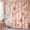Pink, variant on Peach Luxury Marble Shower Curtain, Cherry Blossom Gold Glitter Floral Bathroom Decor, Modern Abstract Watercolor Bath Curtain, Waterproof Polyester Fabric with Hooks for Bathroom Decor,72X72in