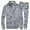 Grey, variant on uikmnh Two Piece Set Solid Color Men's Casual Tracksuit Full Zip Running Jogging Athletic Sports Jacket and Pants Set Size:4XL