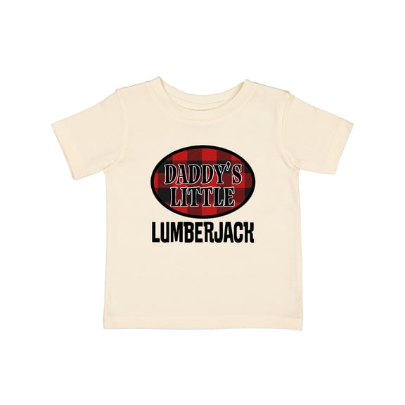 Inktastic Daddy Little Lumberjack Plaid Boys Baby T-Shirt