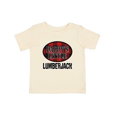 

Inktastic Daddy Little Lumberjack Plaid Gift Baby Boy T-Shirt