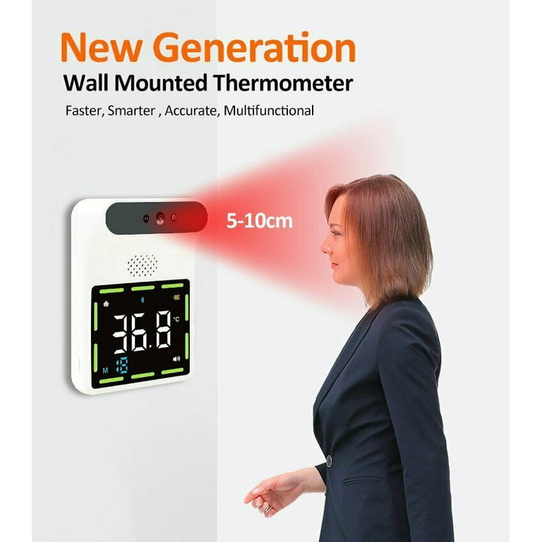 Bluetooth Thermometer K3 Plus Thermometer Infrared Thermomer No Touch  Forehead Thermometer Wall Mounted Infrared Thermometer K3 - China K3 Plus  Thermometer, K3 Thermometer Infrared