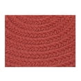 thumbnail image 2 of 2' x 6' Terracotta Red Reversible Braided Runner Rug, 2 of 2