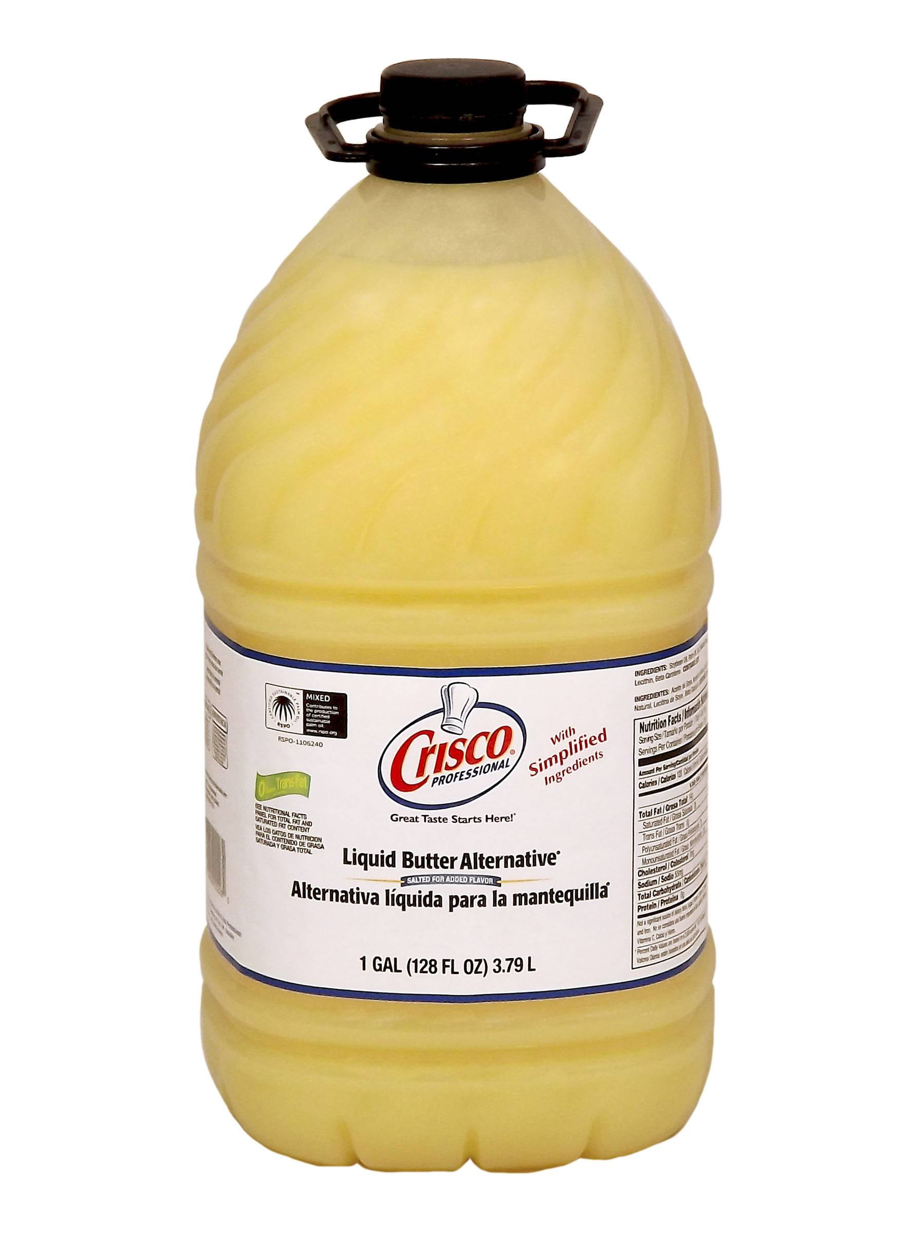 Crisco Professional Liquid Butter Alternative, 1 Gallon (3 Pack