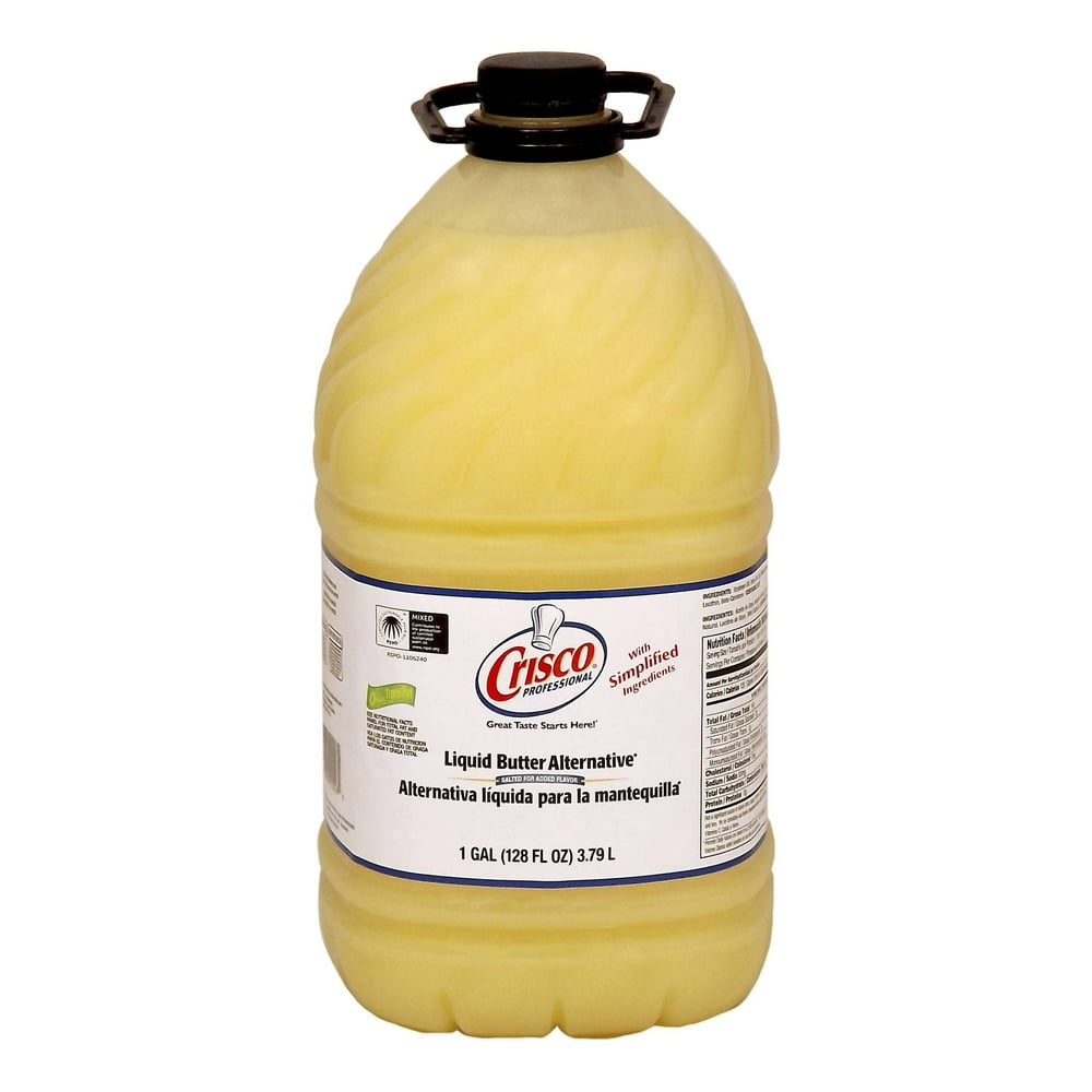 Crisco Professional Liquid Butter Alternative, 1 Gallon (3 Pack