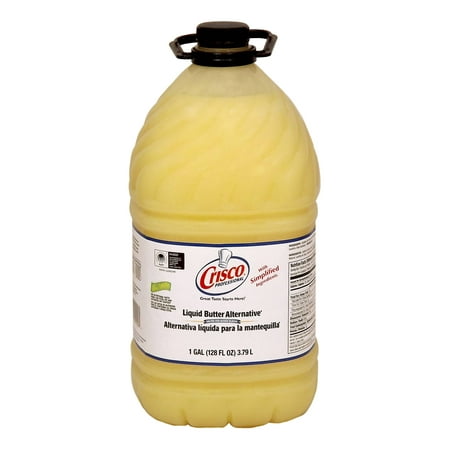 Crisco Professional Liquid Butter Alternative, 1 Gallon (3 (Best Non Dairy Butter Substitute For Baking)