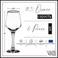 thumbnail image 7 of Vikko Stemmed Wine Glasses, Set of White Wine Glasses 10.5 Oz, Red Wine Glasses, Clear Red Wine Glass, Thick Glass Wine Glasses, Stem Wine Glasses, Red and White Wine Glasses, 7 of 7