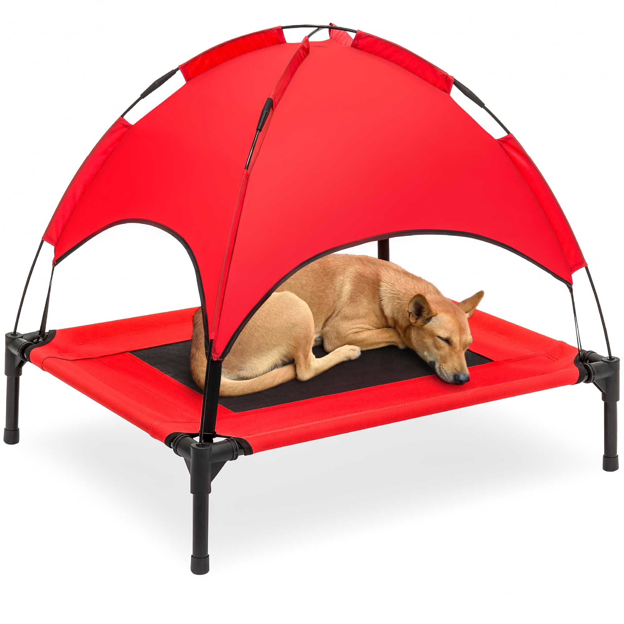 outdoor dog bed with canopy