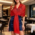 thumbnail image 6 of bestolf Women Shawl Sparkling Metallic Lightweight Scarf Wrap with Tassel Free Buckle Shimmering Finish Evening Wedding Formal Dress Stole, 6 of 7