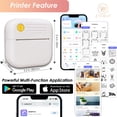 thumbnail image 6 of CTCMSP Sticker Printer Label Maker Machine,Bluetooth Inkless Printpods,Thermal Sticker Printer Perfect for Photos,Creative DIY,Study Notes,Pictures,Gift Supplies, 6 of 7