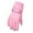 Pink, variant on Krdevn Minimalist Solid Full Finger Thermal Gloves Wind Fleece Lined Kids Ski Running Outdoor Winter Gloves Size:One Size