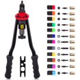 thumbnail image 1 of RZX 16" Rivet NUT Tool Hand Blind Riveter,RIVNUT Riveting Tools with Nut Setting System Totally 12mandrels M3 M4 M5,m6,m8,m10 M12, 10-24, 1, 1 of 6